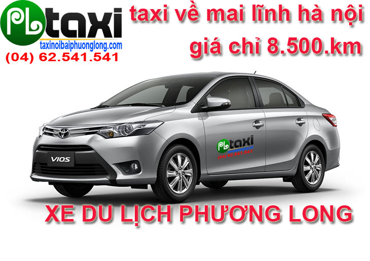 Taxi mai linh hà nội của PHƯƠNG LONG giá 8.500.km2